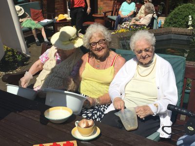 Read more about Residents enjoying the lovely sunshine